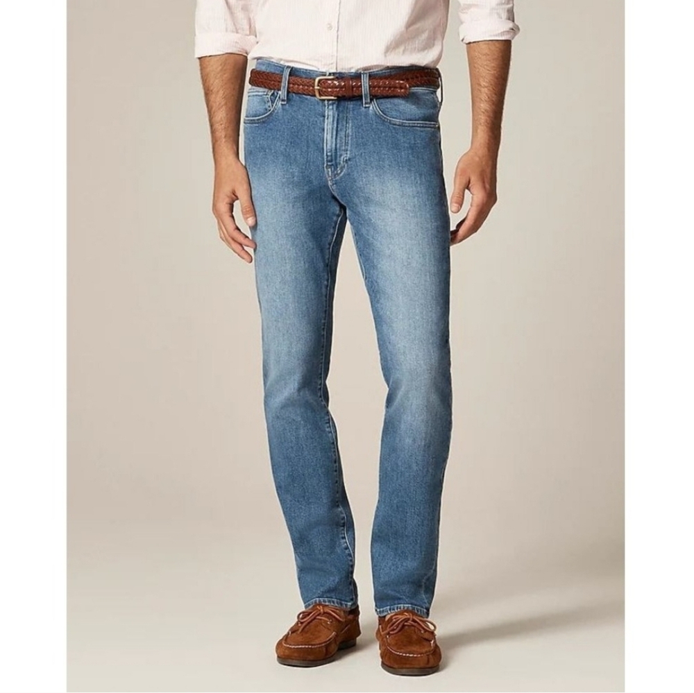 J. Crew 484 Stretch Tapered Leg Mens Blue Denim Jeans 30 X 32